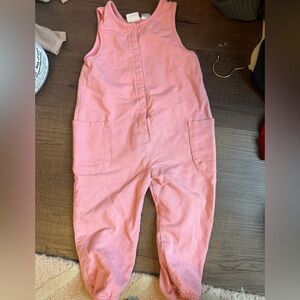 Zara Kids Pink Romper with Pockets